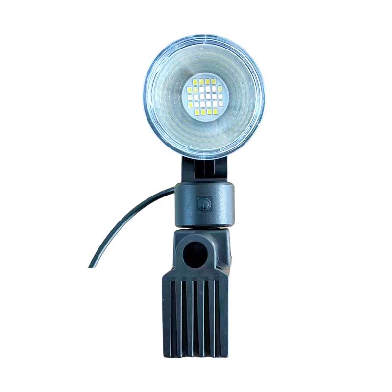 Садовый светодиодный прожектор с одной головкой: Напольная лампа для декора дома для использования в помещении/на улице чёрный