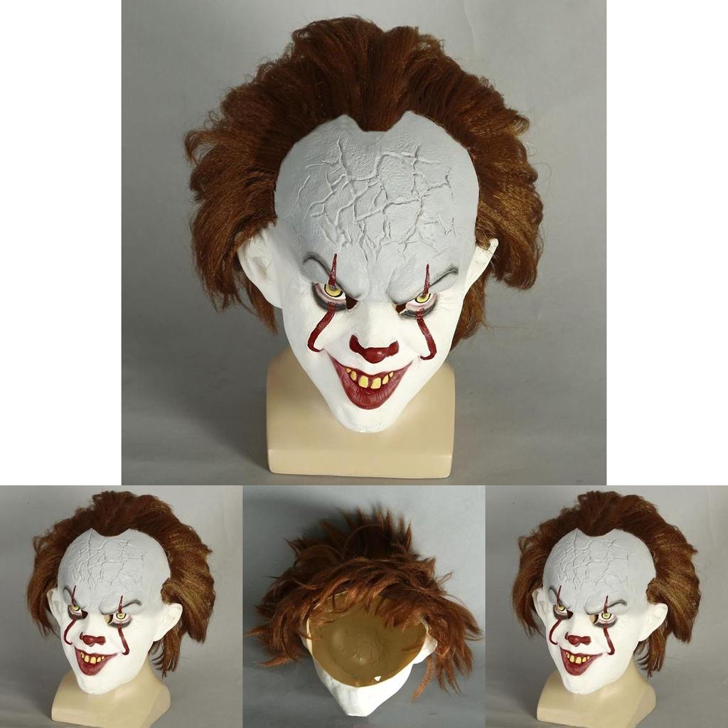 Hochwertige Stephen King's Es Pennywise Horror-Clown-Maske Ideal Für Kostümpartys