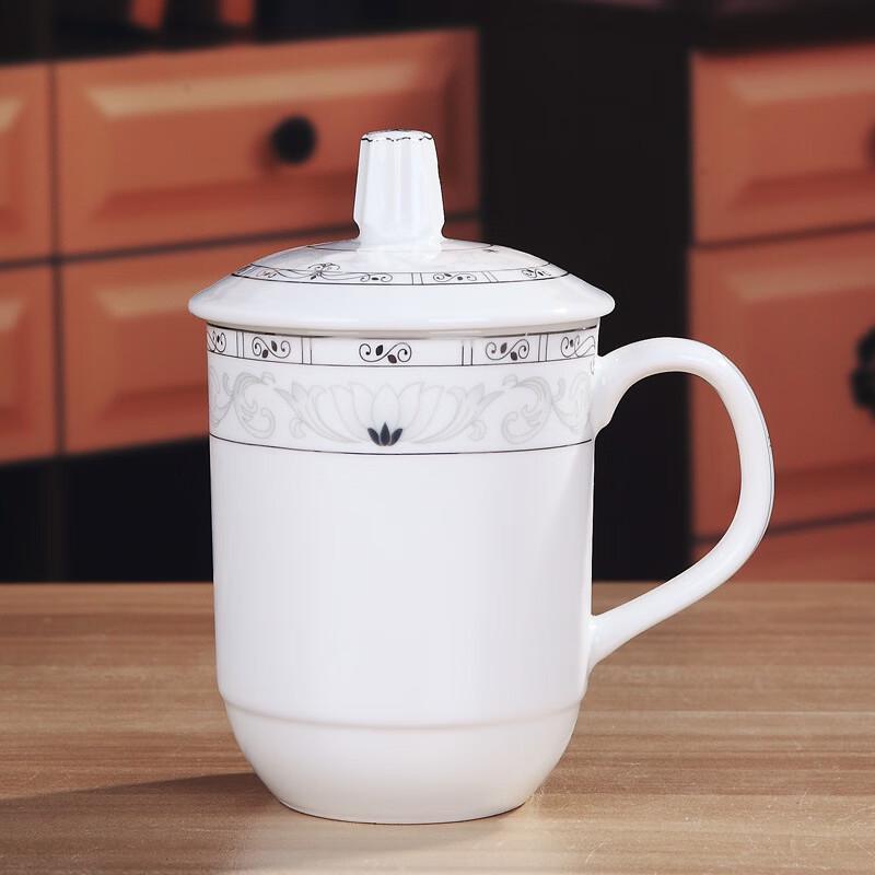 GOWKE Bone China Office Tea Cup Set