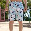 Strandhosen Herren Bedruckte Fünf-Punkt-Badeshorts Lockere Lässige Strandhosen Schnelltrocknende Surfshorts
