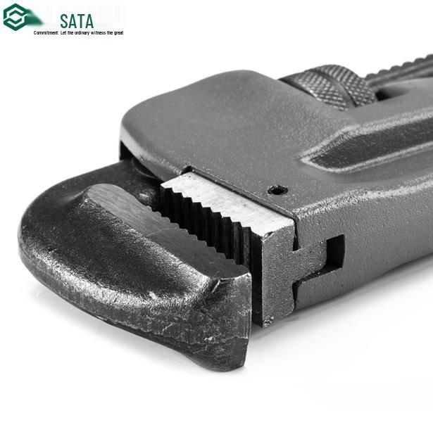 SATA Aluminum Alloy Pipe Wrench, 10" - 48", Water Pipe Wrench, Model 70823-70829