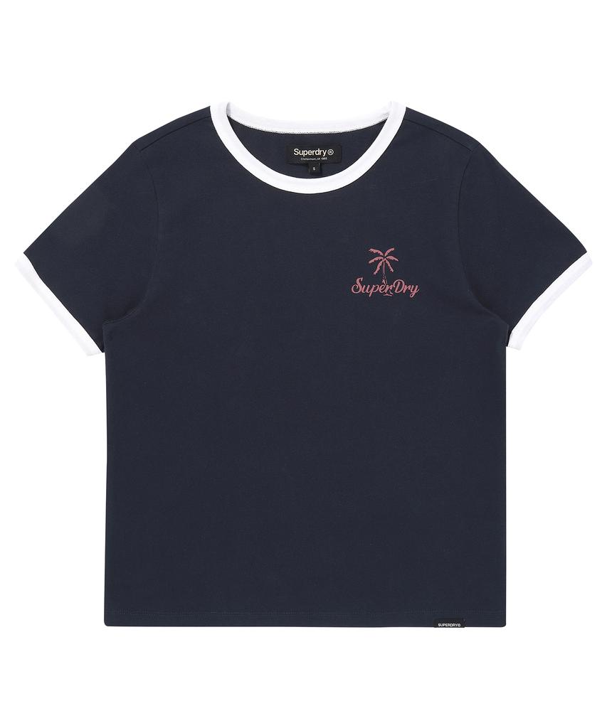 Syupeodeulai W Summer Ringer T-Shirt Dark Navy