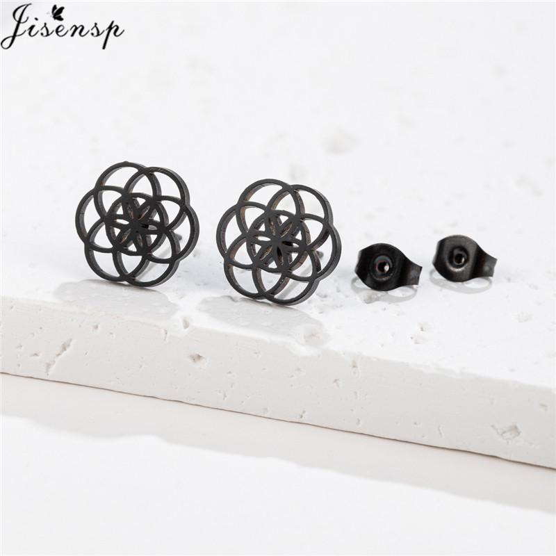 Unique Christmas Earring Stainless Steel YES NO Cactus Footprint Music Stud Earrings for Women Tiny Star Boots Jewelry Girl Gift
