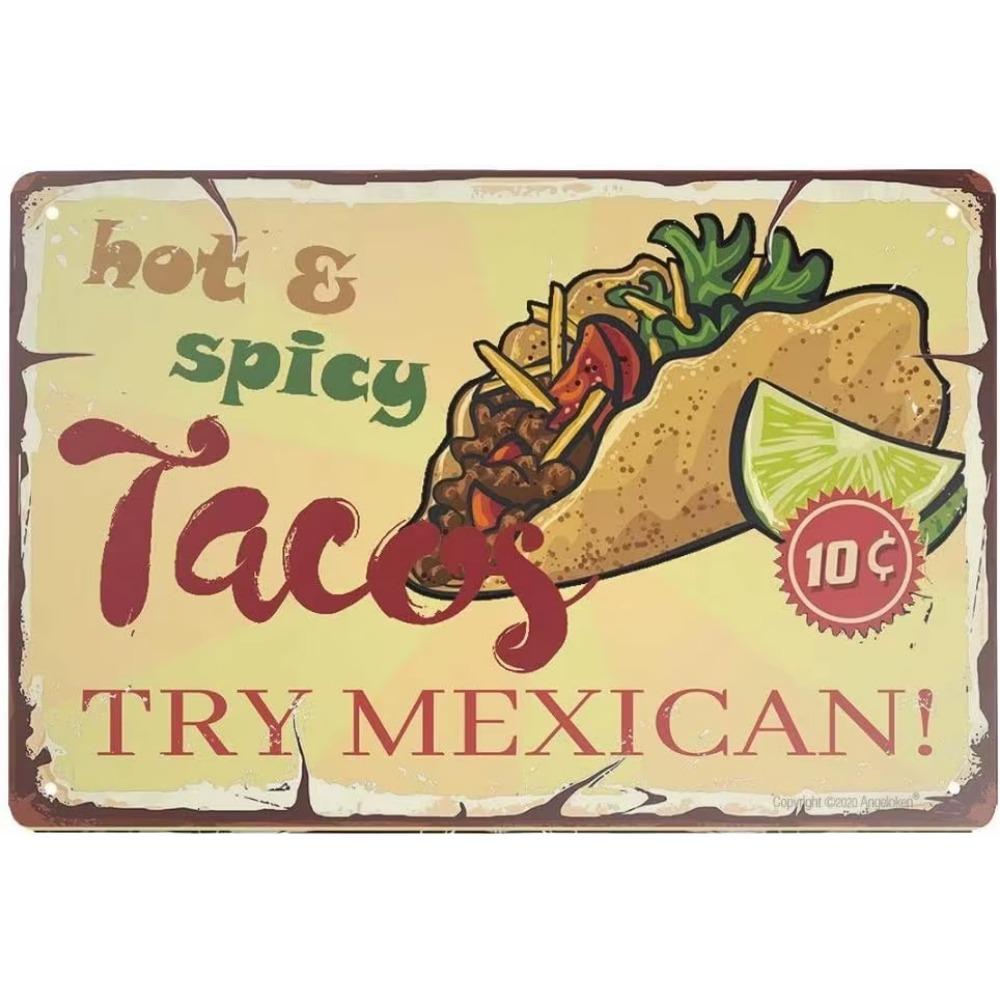 

Винтажное и состаренное жестяное искусство: Морепродукты, Овощи, Фрукты - Декоративная табличка для Кухонь, Садов, Полей, Ферм и Ресторанов 20x30cm золотистый