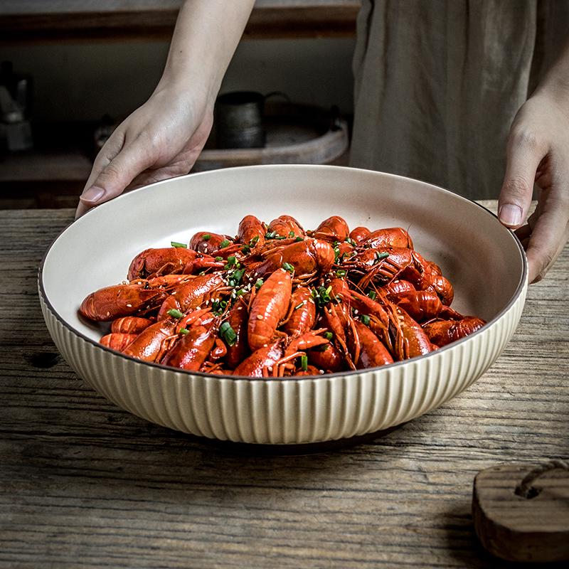 Large Ceramic Soup and Fruit Bowl - Mala Xiang Guo