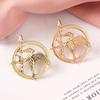 2024 Mockingbird Retro Metal Brooch - European & American Style, Versatile Round Alloy Jewelry.