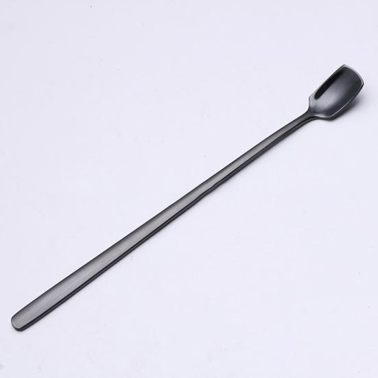 Stainless Steel Spoon Kitchen Long Handle Coffee Dessert Cocktail Stirring Scoop