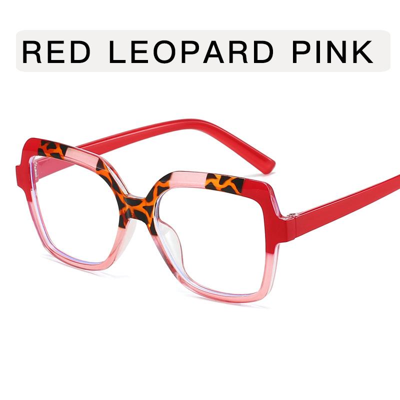 Color Blocking Glasses Pc Glasses Plain Glass Spectacles 14.8 * 4.6cm Anti Blue Light Glasses For Adults Men Everyday