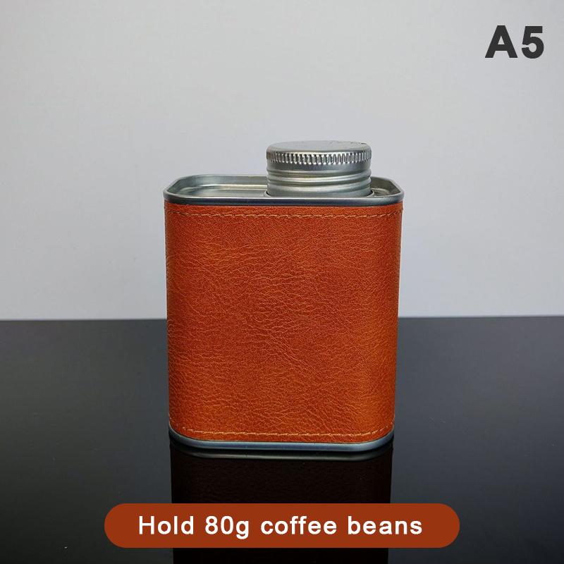 Sealed Coffee Bean Storage Jar Moisture Proof Airtight Lid Food Grade Canister for Home Kitchen Office Camping Coffee Use