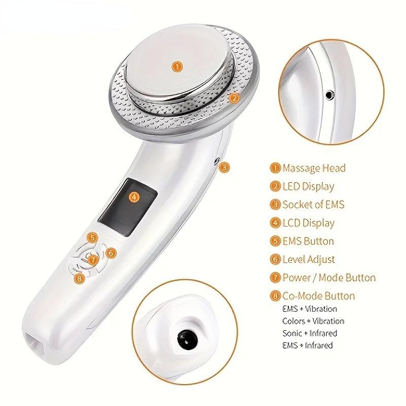 6 In 1 Electric Fat Remover Body Massager for Waist Arm Leg Butt Cordless Fat Burner Belly Fat Burning Body Sculpting Machine