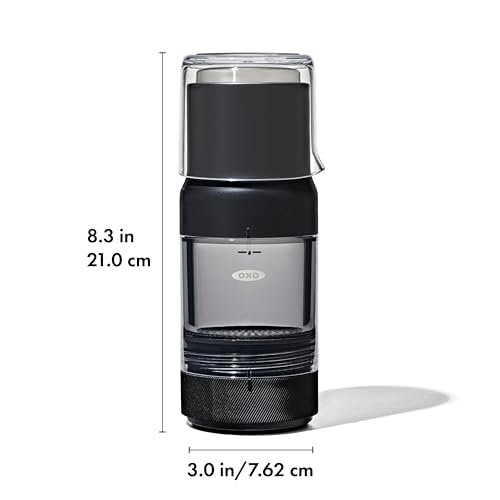 OXO Quick ConcentrateMaker Lightweight and Portable Makes 4 Cups At a Time In 5 Minutes