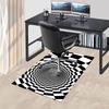 1PC Checkerboard Tunnel Extra Large Non Slip Floor carpet, Office, family, bedroom, Studio Large Area Rug Indoor Rugs, Vibrant Colors