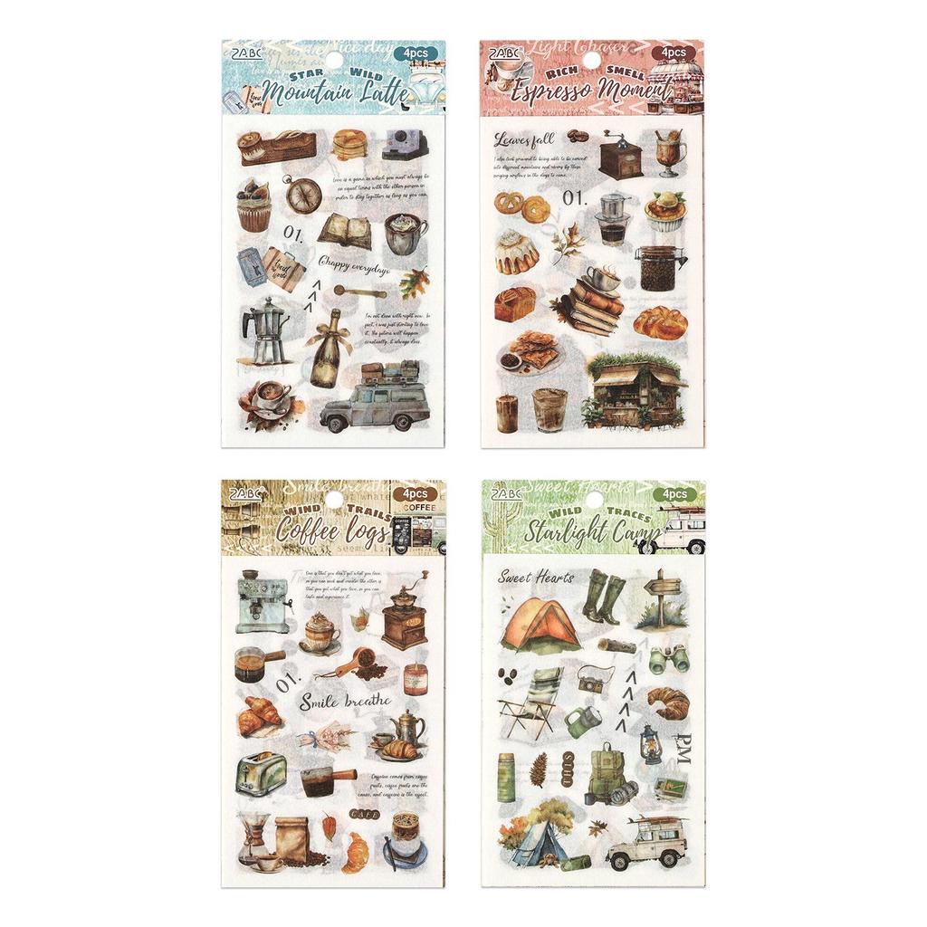 Yue Zhenye Seal Collection Cut-out Stickers for Journals & Kids' Crafts