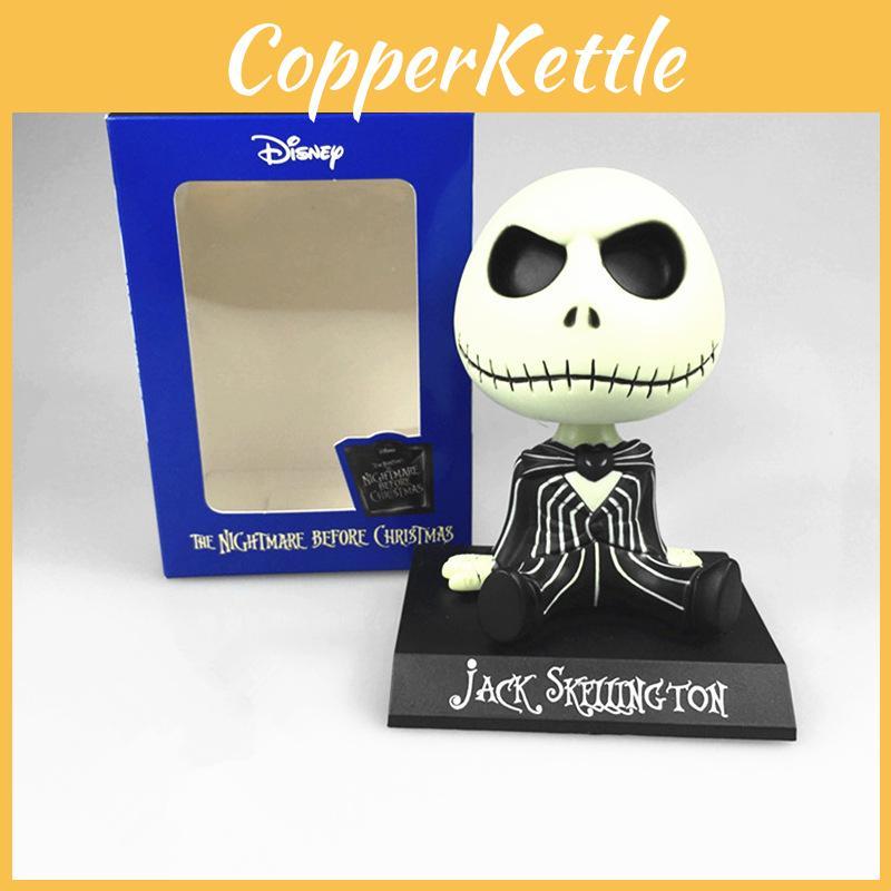 Jack Decorative Skellington Car Model Unique Holiday Dashboard Accessory 11cm