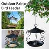 Garden Decor Iron Bird Feeder Windproof Rainproof Bird Hummingbird Food Bird Multi-purpose 2026 Feeder Hanging Feeding Disp K0C1