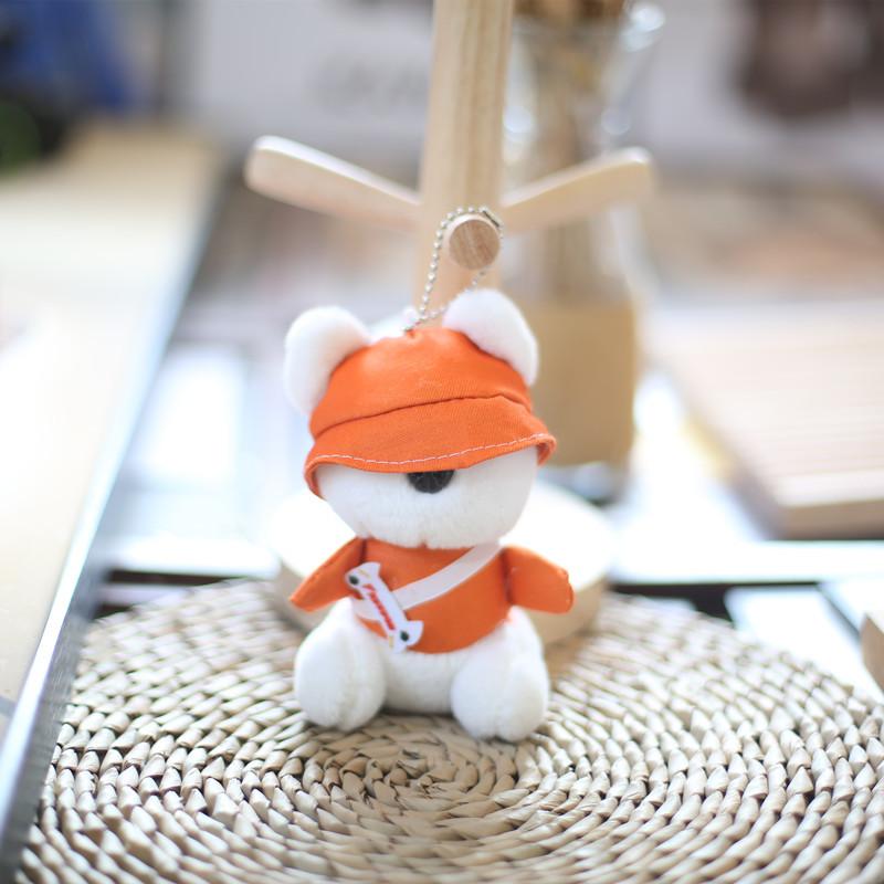 

Милый маленький кролик кулон плюшевая игрушка кукла щенок сумка подвесной брелок тряпичная кукла кукла кукла 12 cm