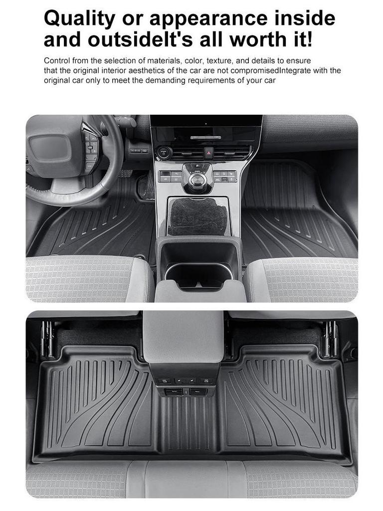Subaru Solterra Touring 23 & BZ4X 22-24 All-TPE Floor Mats