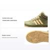 Hoops Synthetikleder Bequem Rutschfest Warm Mid-Top Kinder-Sneaker Kinder-Sneaker Grün IH7895