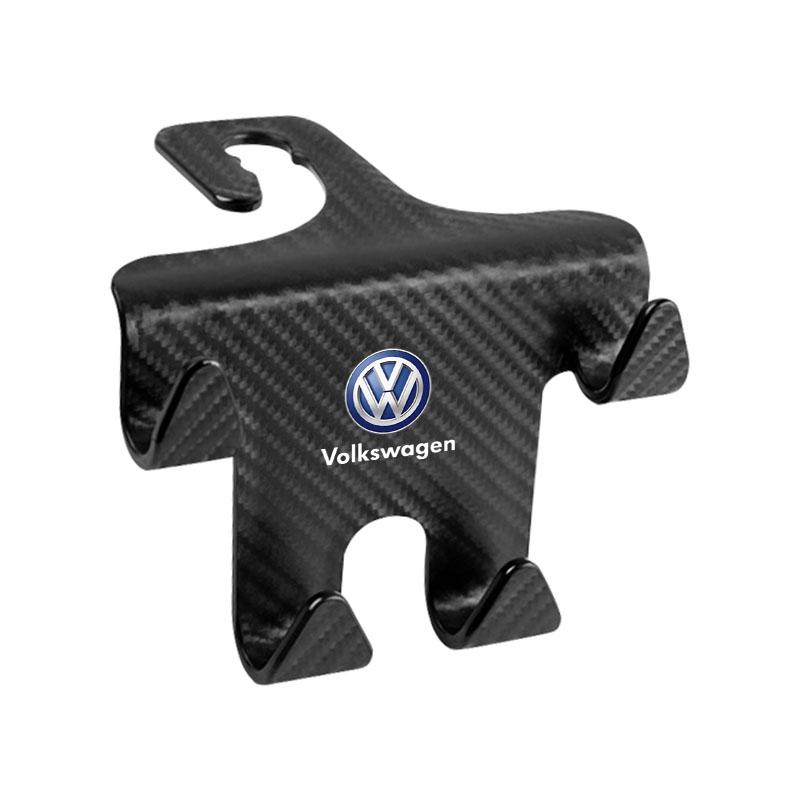 Multi-Purpose Car Seat Headrest Hook Mobile Phone Holder Emblem For VW B5 B6 B7 T4 T5 Golf 4 5 6 7 Polo Passat Tiguan Jetta Gol