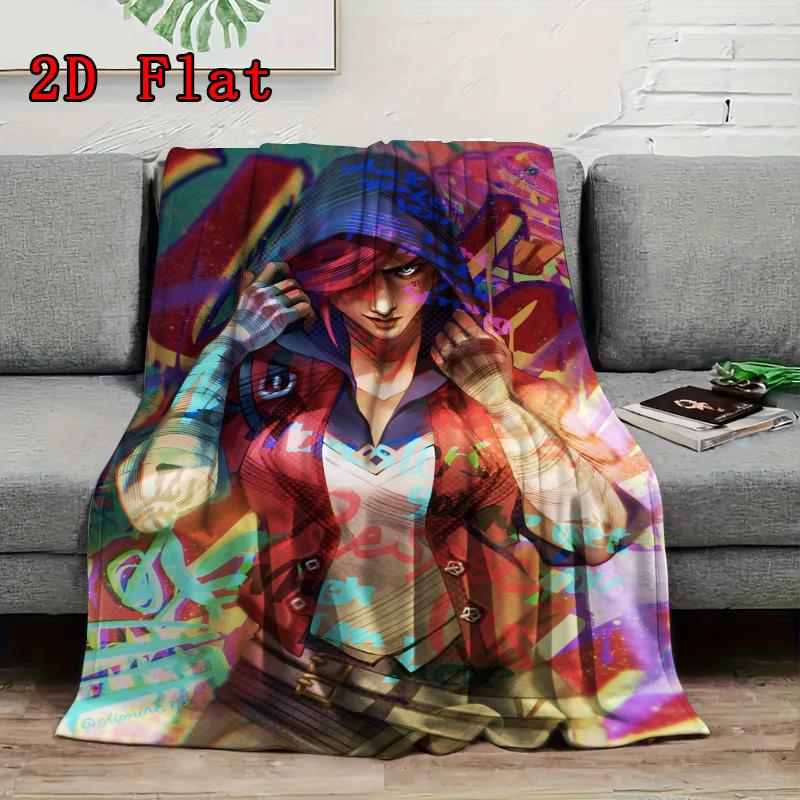 Arcane VI 2D Flat Pattern Flannel Blanket High quality All Seasons Warmth and Comfort Perfect for Christmas Gifts.SMT0917054