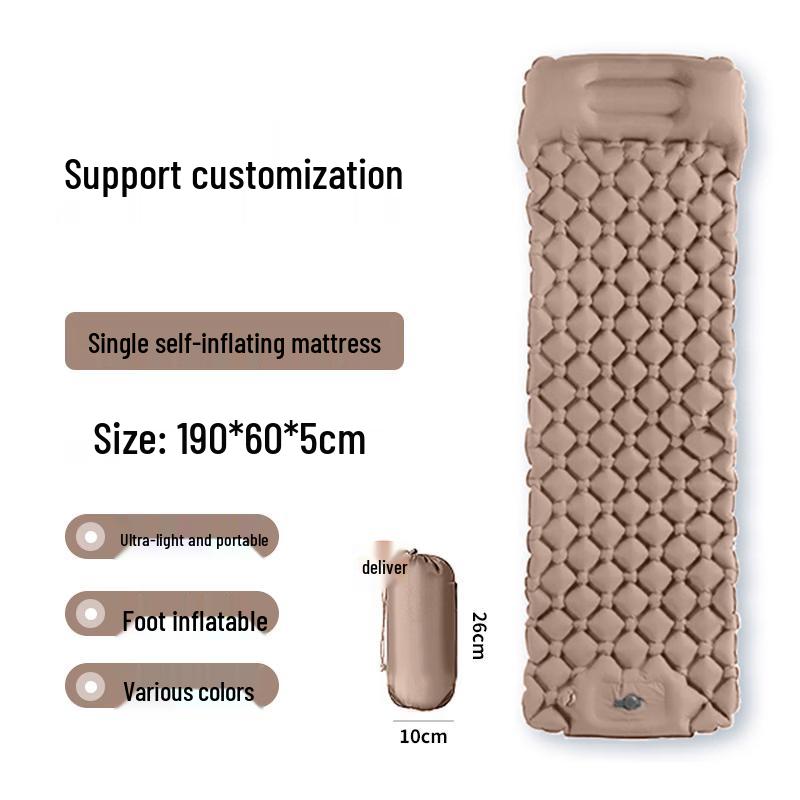 OLOEY Goose Down Insulated Self-Inflating Camping Pad