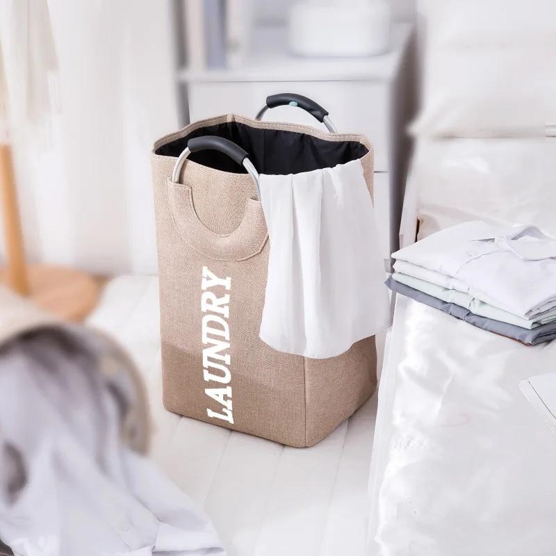Foldable Waterproof Dirty Clothes Basket Toy Storage Bucket Bathroom Laundry Basket Dirty Clothes Storage Laundry Products