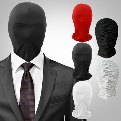2pcs New Cosplay Full Mask Thin Breathable Hood Cosplay Prop Ghost Festival Accessories Halloween Costumes Cosplay Head Cover