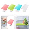 Lot de 4 Tapis de Réfrigérateur Accessoires Gadgets de Cuisine avec Coussinets de Doublure Antidérapants