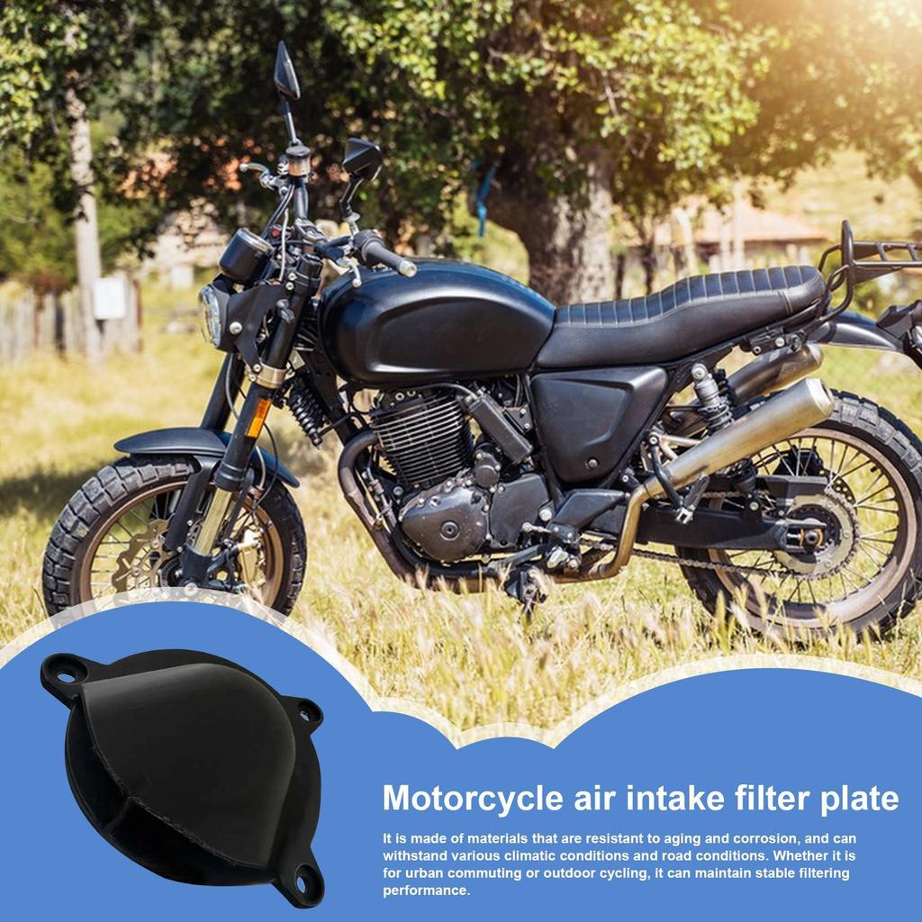 Dirtbike Air Filter Plate Cold Air Intake Breathe Filter Plate For Motorcycle Engine Protection Cleaner For Drivers Men Women