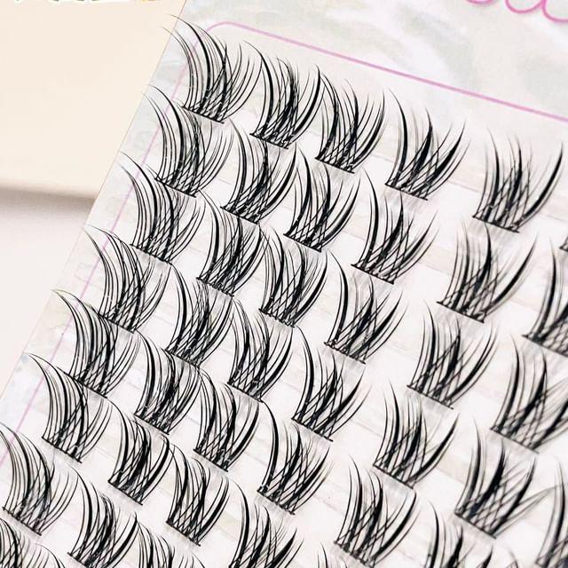 Nreain - Объемные пучки-кластеры для лисьего взгляда Black - One Size