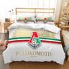 Moscow Cska Lokomotiv Spartak Krasnodar Soccer Club Bedding Set King Queen Double Full Twin Single Size Girl Bed Linen Set Tool