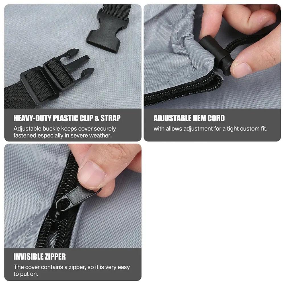 Outdoor Anti-UV Protective Cover Waterproof Patio Umbrella Cover Cantilever Parasol Rain Cover Sunshade Umbrella Cover