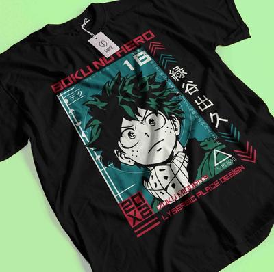 Deku T-Shirt My Hero Academia Bakugo Katsuki T-Shirt Anime Midoriya Dabi Shoto T-Shirt