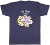 Personalised My Gran Loves me to the Moon Pink Unisexs TShirt Tee Gift Top