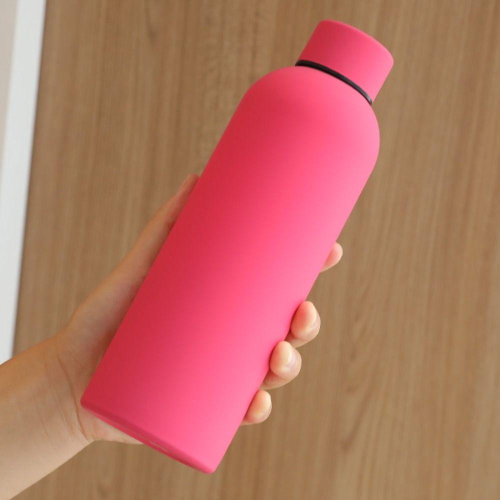 Leak-proof Small Mouth Insulated Cup Stainless Steel Frosted Vacuum Flask Insulated Water Bottle
