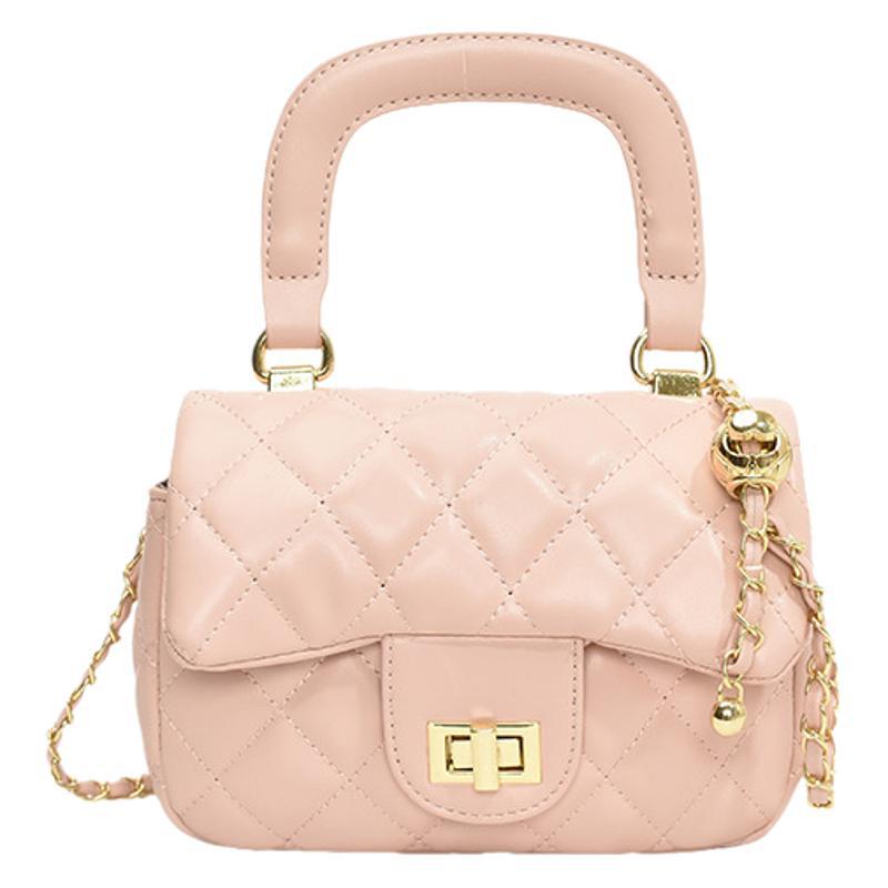 Niche design foreign style small fragrant style rhombus chain bag women's 2025 spring and summer Korean version simple fashion shoulder messenger bag