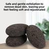 Volcano Stone Foot File Black Elliptical Callus Remover For Pedicure And Foot Care