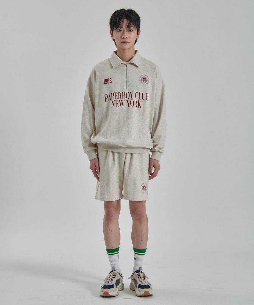 PAPERBOY County Half Pants - Oatmeal