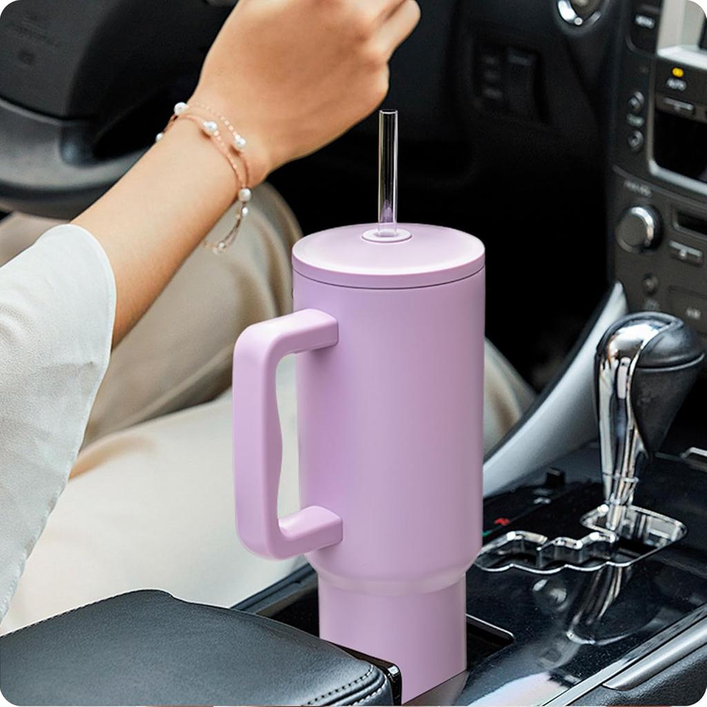 Straws for Simple Modern 40 oz Tumbler, 12.2" Extra Long Replacement Straw for Simply Modern 40oz Cups, Clear Tritan Plastic, BPA Free,Reble Drinking