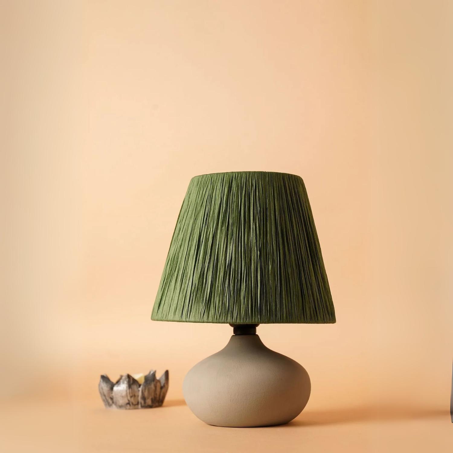 

Chemin Handmade Ceramic Lampshade Green 33 cm зелений