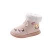 Kinder Schneestiefel für Winter Süße Mädchen Prinzessin Schuhe mit Fell Rutschfest 2024 Neue Mode Kinder Warme Stiefel Bestickt Elegant