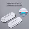 1 Set Self Adhesive Power Strip Holder No Drill Removable For Home Office Dorm Kitchen