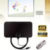 4K/1080p Digital TV Antenna – 2025 Latest Indoor HD Antenna for Smart TV (Portable, Supports Clear Reception)
