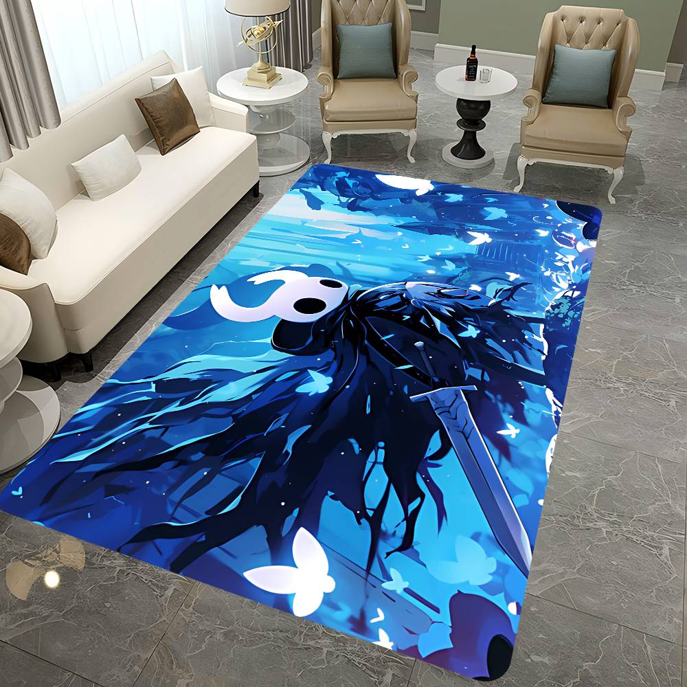SPIEL-H-Hollow Knight Lange Teppiche Nordischer Stil Heimfußmatte Badezimmer-Toilettenmatten Schlafzimmer Bettvorleger