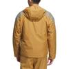 adidas Water-Repellent Sports Long-Sleeve Jacket, Unisex, Wheat Brown