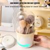 Cosmetic Brushes Holder 360 Degree Rotation Makeup Brush Storage Tube Cosmetic Tools Storage Cup Rotating Paint Brush Holder