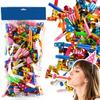 9/25/49/64pcs Long Nose Whistles Cheer Generator Atmosphere Creating Supplies Party Decor for Festival Birthday Celebration XJM