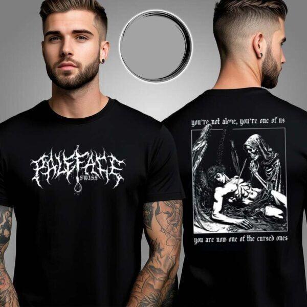 Unisex shirt Cotton Oversize Large Size Paleface Swiss You Re One Of Us Two Sided Unisex T-Shirt All Size S-4XL