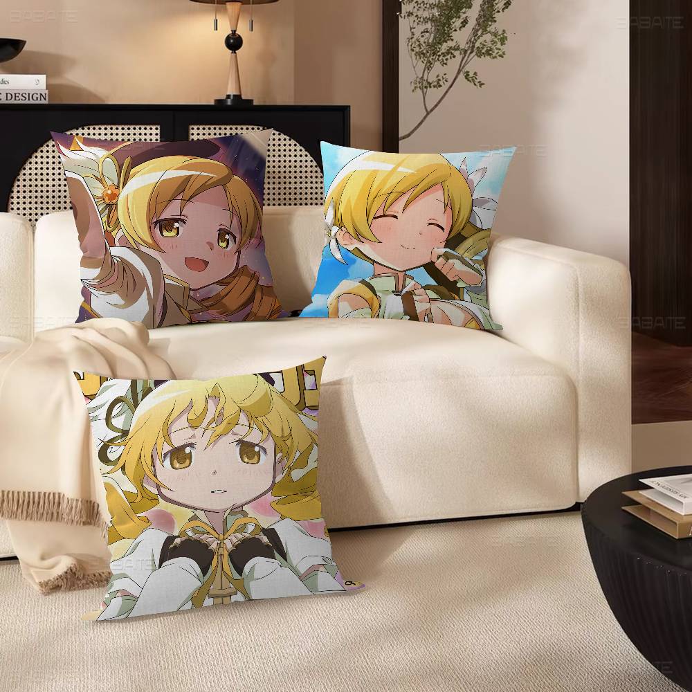Kawaii Mami Tomoe Pillow Gift Home Office Decoration Pillow Bedroom Sofa Car Cushion CoverPillow Case