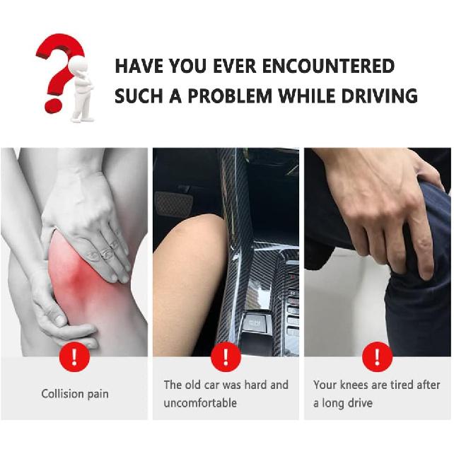 2PCS Car Knee Cushion,Soft Leather Car Door Armrest Pad For Knee Leg Elbow,Universal Car Center Console Cushion Pad Comfort Pillow For Automotive